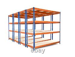 4 x EXTRA Heavy Duty Steel Racking/Garage Shelving Unit/Metal Racking 750mm D