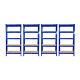 4 X Garage Shelves Shelving Unit Racking Boltless Heavy Duty Storage Shelf 75cm