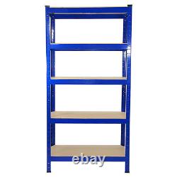 4 x Garage Shelves Shelving Unit Racking Boltless Heavy Duty Storage Shelf 75cm