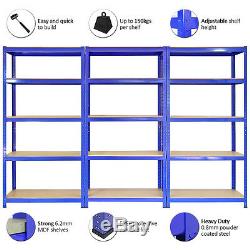 4 x Garage Shelves Shelving Unit Racking Boltless Heavy Duty Storage Shelf 75cm