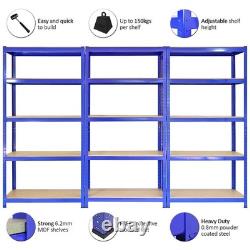 4 x Garage Shelves Shelving Unit Racking Boltless Heavy Duty Storage Shelf 75cm