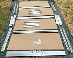 4 x Heavy Duty Garage Warehouse Shelving Racking Units 150x60x180cm 400kg