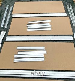 4 x Heavy Duty Garage Warehouse Shelving Racking Units 150x60x180cm 400kg