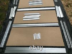 4 x Heavy Duty Garage Warehouse Shelving Racking Units 150x60x180cm 400kg