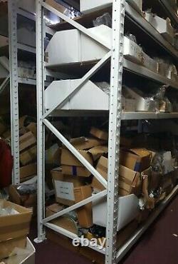4m heigh 1m depth 2.4m wide heavy duty steel racking shelving units 15 available