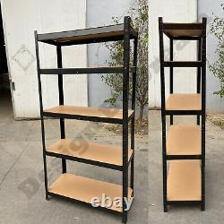 4x Garage Shed 5 Tier Racking Storage Shelving Units Boltless No Bolts 180 Large