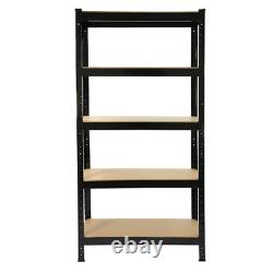 5Tier 75cm Steel Shelves Warehouse Racking Storage Heavy Duty Garage Shelf