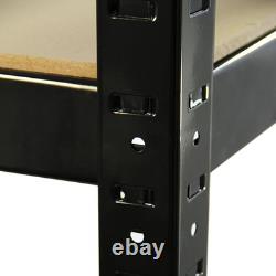 5Tier 75cm Steel Shelves Warehouse Racking Storage Heavy Duty Garage Shelf