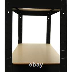 5Tier 75cm Steel Shelves Warehouse Racking Storage Heavy Duty Garage Shelf