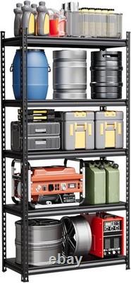 5Tier Racking Shelf Heavy Duty Garage Shelving Storage Shelves Unit 12040183cm