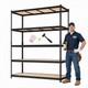 5tier Racking Shelf Heavy Duty Garage Shelving Storage Shelves Unit 12261183cm