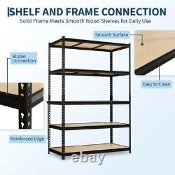 5Tier Racking Shelf Heavy Duty Garage Shelving Storage Shelves Unit 12261183cm