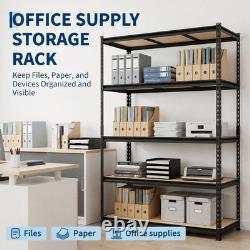 5Tier Racking Shelf Heavy Duty Garage Shelving Storage Shelves Unit 12261183cm