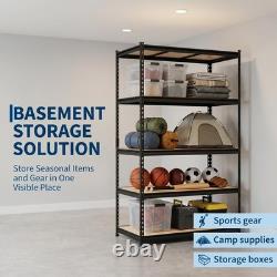 5Tier Racking Shelf Heavy Duty Garage Shelving Storage Shelves Unit 12261183cm