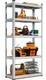 5x 5 Tier Racking Heavy Duty Garage Shelving Storage Shelves Boltless Steel