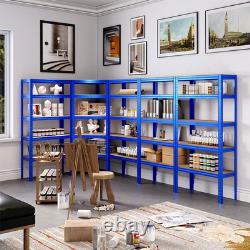 5 Bay Corner Racking Garage Shelving Kit 5 Tier Heavy Duty Garage Storage Racks