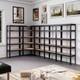 5 Bay Corner Racking/shelving Unit 5 Tier Heavy Duty Garage Shop Storage Racks