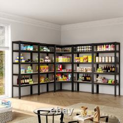 5 Bay Corner Racking/Shelving Unit 5 Tier Heavy Duty Garage Shop Storage Racks