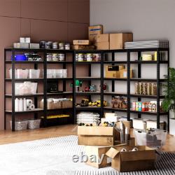 5 Bay Corner Racking/Shelving Unit 5 Tier Heavy Duty Garage Shop Storage Racks