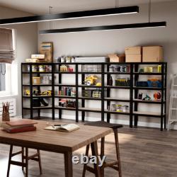 5 Bay Corner Racking/Shelving Unit 5 Tier Heavy Duty Garage Shop Storage Racks