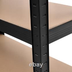 5 Bay Corner Racking/Shelving Unit 5 Tier Heavy Duty Garage Shop Storage Racks