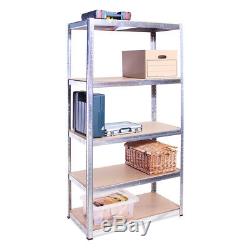5 Bay Heavy Duty Garage, Storage, 5 Tier Shelving Racking, Free Delivery, 175kg