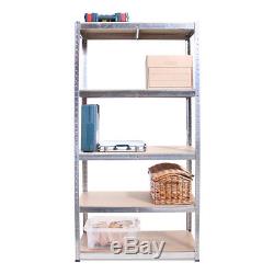 5 Bay Heavy Duty Garage, Storage, 5 Tier Shelving Racking, Free Delivery, 175kg