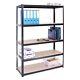 5 Layer Metal Rack Heavy Duty Freestanding Home Garage Shelves Storage Shelving