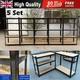 5 Sets Garage Shelving Unit 5 Tier Heavy-duty 150x70x30cm Racking Shelf Storage