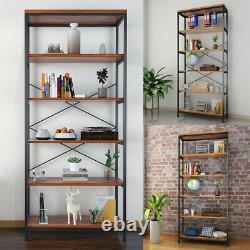 5 Tier Bookcase Bookshelf Wood Cube Storage Display Free Standing Unit Boltless