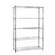 5 Tier Garage, Catering, Office, Chrome Wire Shelving Unit H1800 X W1200 X D45