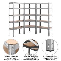 5 Tier Garage Shelving Storage Kit 1 x Boltless Corner Shelf & 2 x Straight Kits