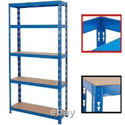 5 Tier Heavy Duty Boltless Metal Shelving Storage Unit Racking Garage UKED