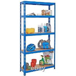 5 Tier Heavy Duty Boltless Metal Shelving Storage Unit Racking Garage UKED