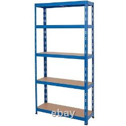 5 Tier Heavy Duty Boltless Metal Shelving Storage Unit Racking Garage UKED