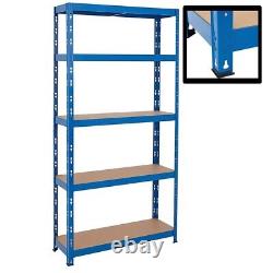 5 Tier Heavy Duty Boltless Metal Shelving Storage Unit Racking Garage UKED