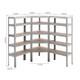 5 Tier Heavy Duty Corner Racking Garage Shelving Kit Garage Storage Racks 150cm