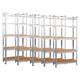 5 Tier Heavy Duty Garage Shelving Galvanised Steel Storage Racking Boltless