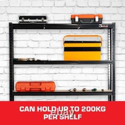 5 Tier Heavy Duty Garage Shelving Unit 200kg Per Shelf 1000kg Total