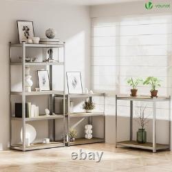5-Tier Heavy Duty Shelving Units Set of 2 Metal Storage Racking Garage