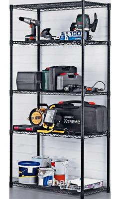 5 Tier Heavy Duty Steel Garage Shelving Storage Unit