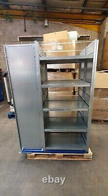 5 Tier Industrial Shelving Heavy Duty Shelves With Wheels and Handles Portable