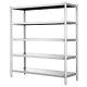 5 Tier Large Stainless Steel Kitchen Shelf Heavy Duty Commercial Storage Rack