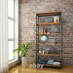 5 Tier Modern Book Shelves Storage Shelf Bookcase Display Unit Stand Organizer