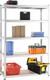 5 Tier Racking Heavy Duty Garage Shelving Storage Shelves Boltless Steel Unit