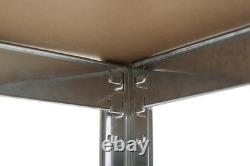 5 Tier Racking Heavy Duty Garage Shelving Storage Shelves Boltless Steel Unit