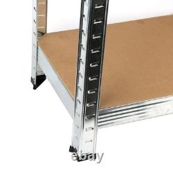 5 Tier Racking Heavy Duty Garage Shelving Storage Shelves Boltless Steel Unit