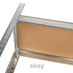 5 Tier Racking Heavy Duty Garage Shelving Storage Shelves Boltless Steel Unit