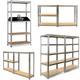 5 Tier Racking Shelf Heavy Duty Garage Shelving Storage Shelves 180x90x40cm