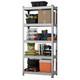 5 Tier Racking Shelf Heavy Duty Garage Shelving Storage Shelves Unit 150x70x30cm